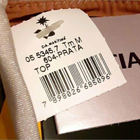 Cia Maritima Beachwear Silver Green & Purple Verde Tanga Bikini Set Size M - Picture 8 of 15